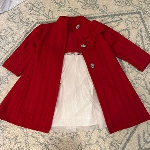 Girls 2T Christmas Dress & Jacket